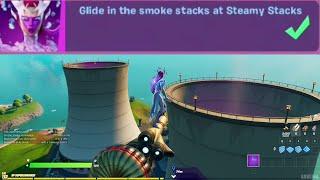 Glide in the Smoke Stacks at Steamy Stacks - Fortnite