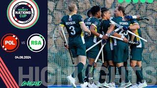 FIH Hockey Men's Nations Cup 2023-24 - Match 12, Highlights - Poland vs South Africa