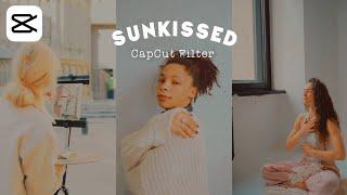 Sunkissed CapCut Filter | capcut editing tutorial