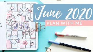 Plan With Me || June 2020 Bullet Journal Setup