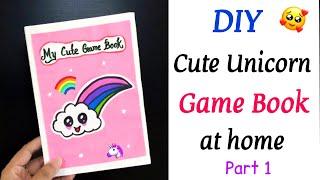 Cute game book / DIY paper game / How to make games with paper at home / art and craft / paper craft