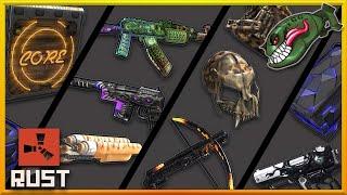 Rust Skins | Abyss SAR, Neanderthal HQM, Double Baguette, Bird of Luck AR #385