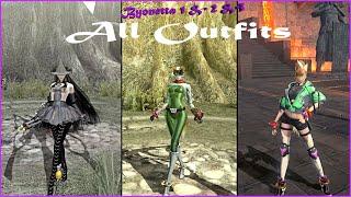 bayonetta 1 &  2 & 3 all outfits