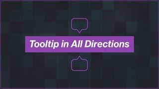 [Arabic] HTML, CSS Tutorials -  Create Tooltip In All Directions