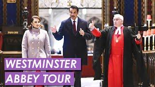 Emir of Qatar Tours Westminster Abbey During State Visit