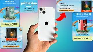 Crazy Price Drop!  iPhone 13, S23 Ultra, OnePlus 12 | Amazon Prime Day Sale 2024 (HINDI)