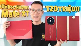 Mở hộp HUAWEI Mate XT Ultimate - điện thoại gập 3 đầu tiên thế giới giá 120 triệu