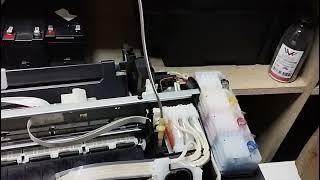 Как почистить печатающую головку Epson l серии. Идеальная чистка за сутки. Результат 100 процентов!!