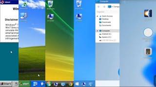 All windows 7 simulator themes