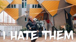 CUBE HOUSE IN ROTTERDAM - Things to do in Rotterdam! (Visiting a cube home from the inside)