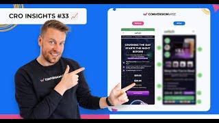 CRO Insights #33 : ECOM SALES PAGE REDESIGN