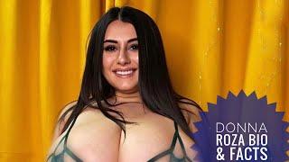 Donna Roza Plus Size Curvy & Wiki-Body Positivity-Instagram Star-Fashion Model & Bio