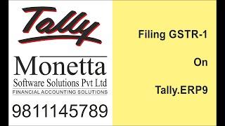 Filing GSTR 1 Using Tally ERP 9