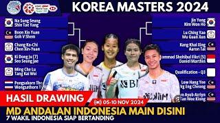 Draw Korea Master 2024, 05 - 10 November 2024