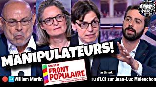️Front Populaire: William Martinet (LFI) demonte le plateau d'LCI sur Jean-Luc Mélenchon