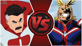 OMNI-MAN vs ALL MIGHT! (Invincible vs My Hero Academia) | CARTOON FIGHT CLUB