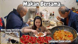 NEMUIN UANG BERCECERAN‼️ ASLI KEPEDESAN ‐ MASAK PEDESAN DAGING LALAPAN CABE UTUH‼️