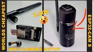 DIY surveillance camera using ESP32 Cam | World´s Cheapest Solution