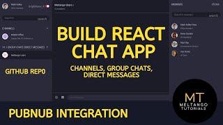 Build A Chat In React JS and Pubnub | Pubnub Tutorial