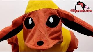 [4kigurumi] High Quality Pokemon Flareon Kigurumi Onesies