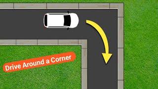 How to Turn Around a Sharp Corners/Turning at Corner/Forward Turning/