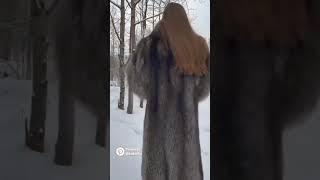 In the Snow #fur #fashion #furcoat #coat