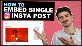 How to Embed an Instagram Post on Website (WordPress & HTML)