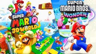 Super Mario 3D World + Super Mario Bros. Wonder - Full Game Walkthrough