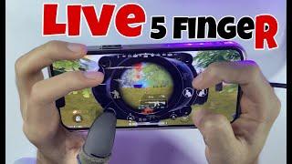 Live  PUBG Mobile 5 finger 3.3