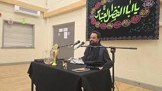 AGHAZ E MUHARRAM MAJALIS RECITED BY ALLAMA HAMID RAZA SULTANI OF PAKISTAN IN BRADFORD