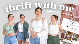 THRIFT WITH ME for things on my pinterest boards *spring + summer clothes*