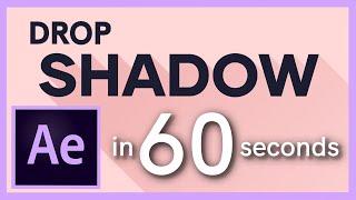 Learn How To Create a Drop Shadow in 60 Seconds | After Effects Tutorial | 3 Collective