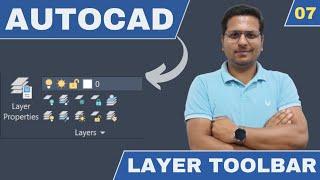 AutoCAD 2024 [Hindi] | Layers Toolbar | Autocad Tutorials For Beginners In Hindi