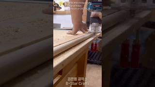 Making a long wooden rod and cutting it to a certain size / Woodworking DIY