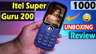 Itel Super Guru 200 Unboxing And Review - Flagship Killer  UPI | 1200mAh| 1.3MP 