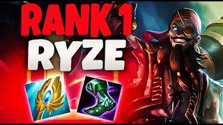 Rank 1 Ryze 1v9s Perfect Game 15 Kills (Ryze vs Talon) - Trisend3