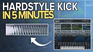 Make a HARDSTYLE KICK in SERUM in 5 MINUTES  [FREE DOWNLOAD]