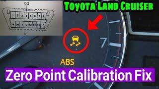 How to do a zero point calibration on Toyota and Lexus || code C1336