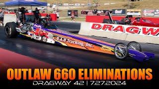 Outlaw 660 Dragsters - Eliminations!