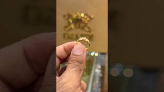 Gold Band Ring #21karatgold #ring #diamond #jewellery #youtubeshorts #karwachauth #100k