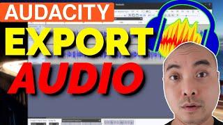 How To Export Audacity To MP3 Audio! (Extract Audio From Video Using Audacity)