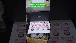 Epson L3250 printer passport size photo All-in One Color Xerox #Photocopy printer #best Photo print