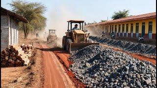 Next-Level Road Construction! Incredible Strong Powerful KOMATSU Bulldozer D71A Working Best