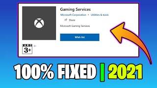 Fix Gaming Services Install Error 0x80073D26 | Microsoft Store Error 2021
