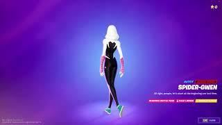 Arachrobatics Emote for Spider Gwen SpiderMan Miles Morales - Fortnite Chapter 3 Season 4