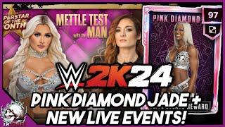 PINK DIAMOND JADE + NEW LIVE EVENTS! WWE 2K24 MyFaction LIVE!