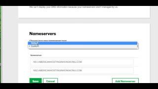 Change your nameservers at Godaddy.com; name server configuration at Godaddy