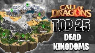 The Top 25 Dead Kingdoms in The Game! [June 2024] | Call of Dragons