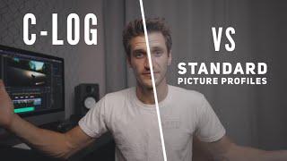 Canon C Log vs Standard Picture Profiles | What's the difference? Do you need log? Canon Log EOS R