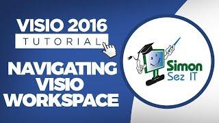 How to Navigate Visio 2016 Start Screen, Workspace and Backstage View